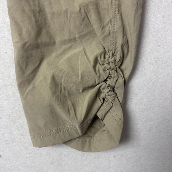 Eddie Bauer First Ascent Capri Pants sz 16 Tall tan Gorpcore Cargo Outdoor - Picture 2 of 8